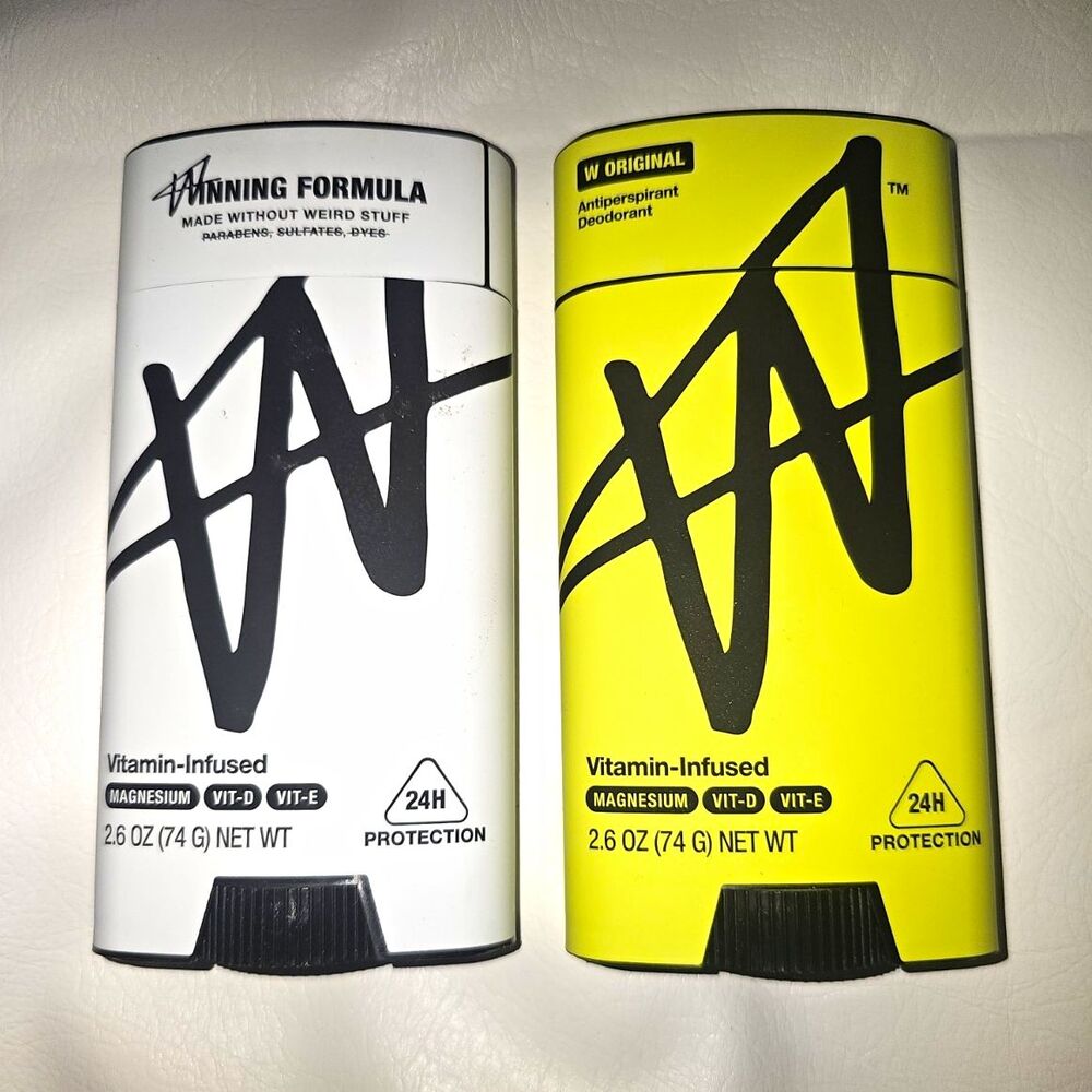 W by Jake Paul Fresh Ice Antiperspirant Deodorant Stick,  24H, 2.6 oz EXP 9/26